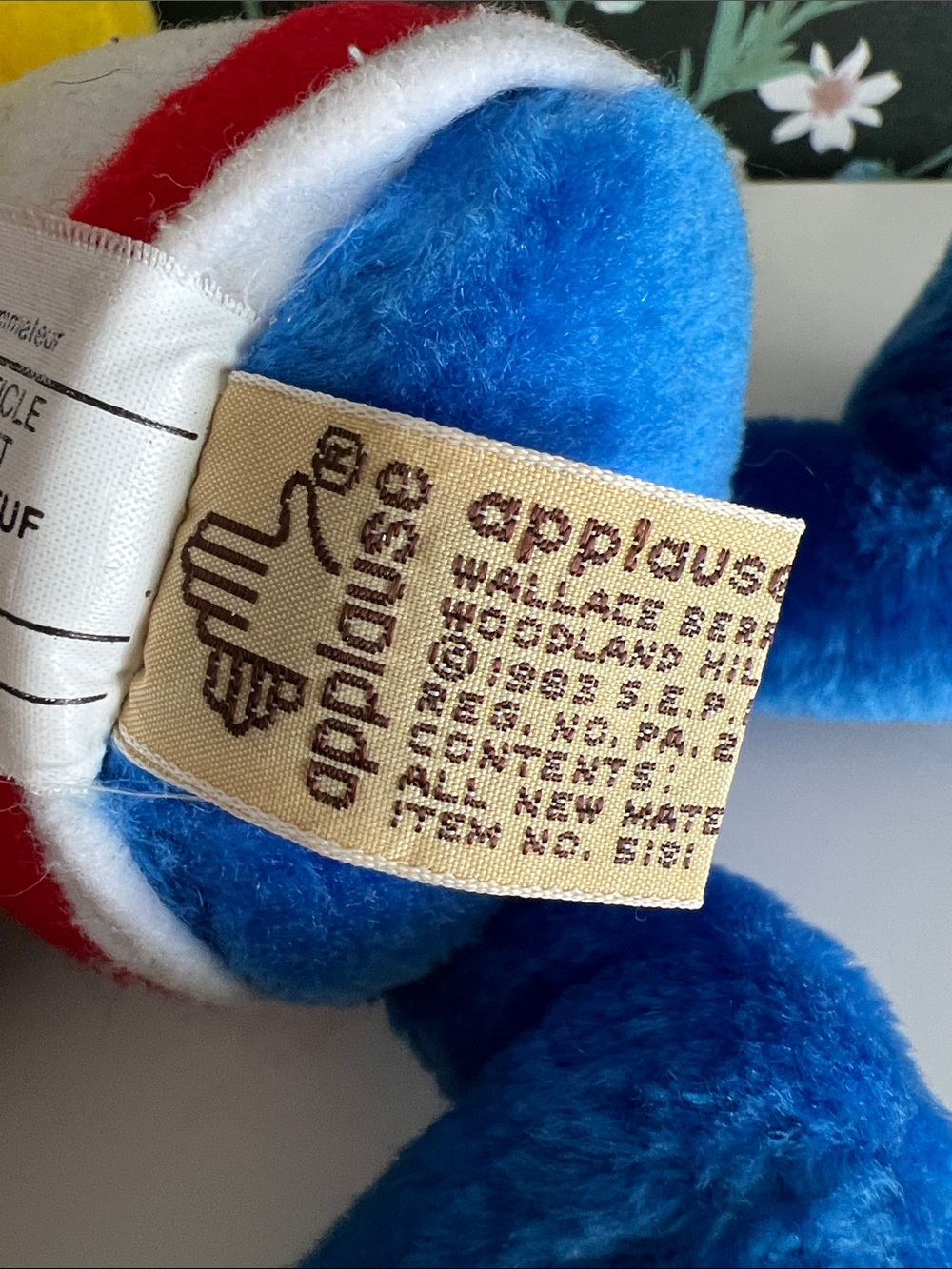 Vintage Snorks plushie: Allstar Seaworthy Snorkels stuffed animal 80’s Applause - Picture 7 of 13
